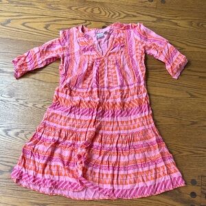 Pink and Orange coverup